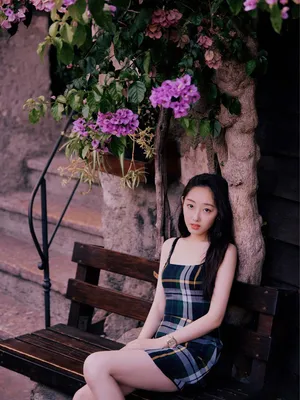 蒋梦婕清新靓丽街拍图片_7