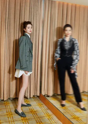 刘涛乔欣职业装优雅干练写真图片_2