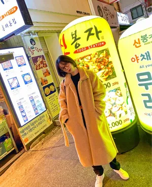 李溪芮清新私服街拍图片_4