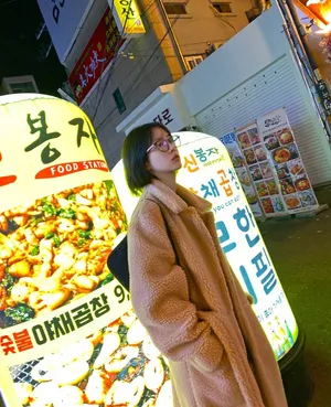 李溪芮清新私服街拍图片_6