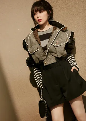 阚清子酷美街拍写真图片_2