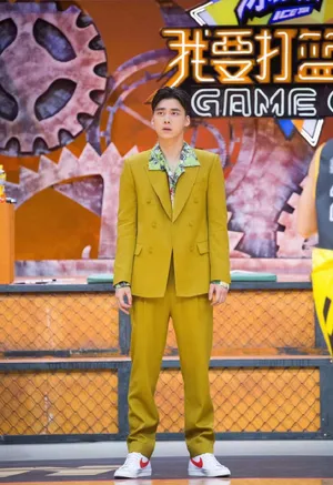 李易峰橄榄绿西装帅气图片_2