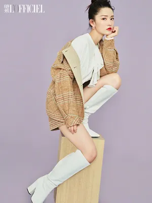 李沁甜美时尚杂志写真图片_8