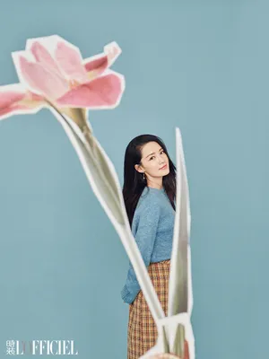 李沁甜美时尚杂志写真图片_9