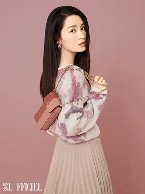 李沁甜美时尚杂志写真图片_10