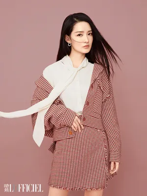 李沁甜美时尚杂志写真图片_12