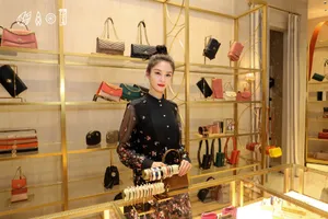 傅菁上海来福士性感活动照图片_7