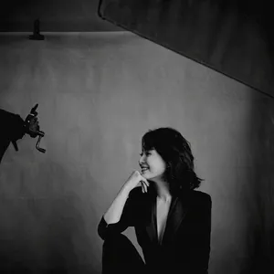 陈数黑白光影写真图片
