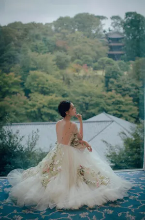 李沁纱裙仙气写真图片_5