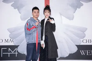 张可盈星光流苏长裙性感写真图片_3