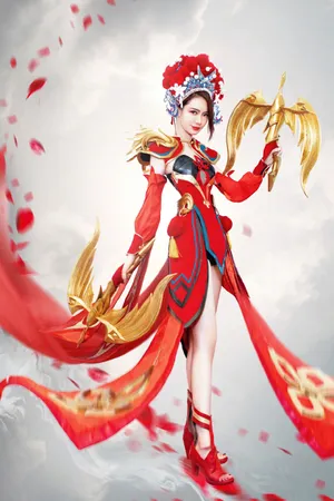 戚薇cosplay虞姬美艳性感图片_2