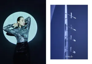白冰时尚优雅光影写真图片_2