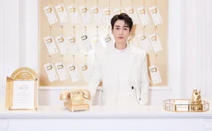 朱一龙白色西装品牌活动图片_1
