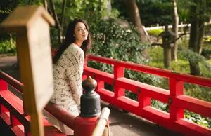 李沁慵懒随性秋日写真图片_7