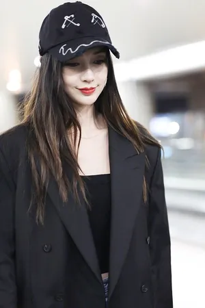 Angelababy西装街拍写真图片_6