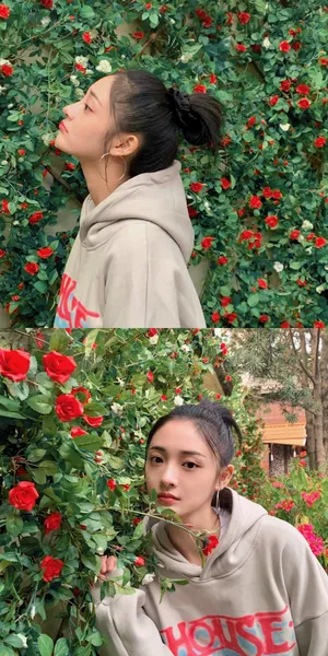 周洁琼秋日清秀写真图片_2