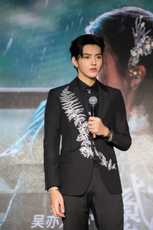 吴亦凡刺绣西装绅士写真图片_6