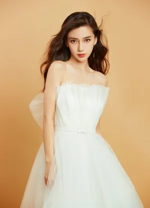 angelababy白裙性感写真图片_6