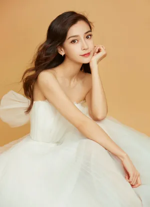 angelababy白裙性感写真图片_8