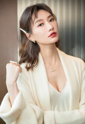 李斯羽温柔率性写真图片_4