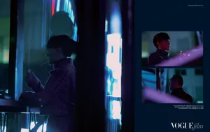 周迅黄觉合体杂志写真图片_4