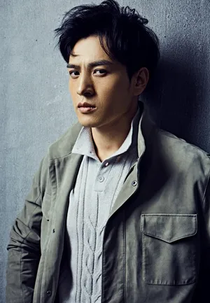 马敬涵夹克外套熟男写真图片_8