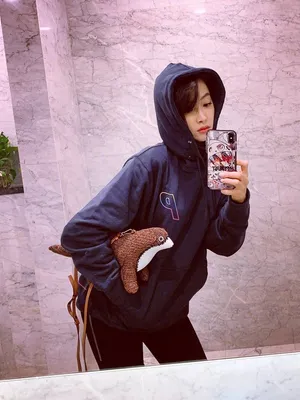 宋茜俏皮居家私服照图片_3