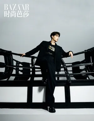 张艺兴时尚芭莎时装大片写真图片_8