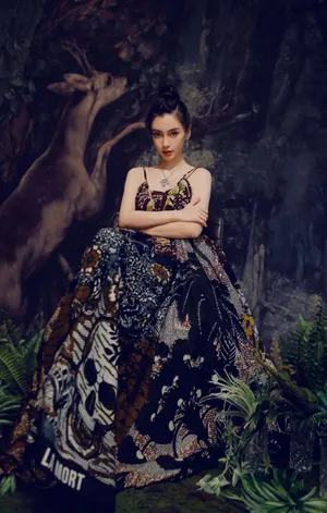 angelababy暗黑森林风写真图片_1
