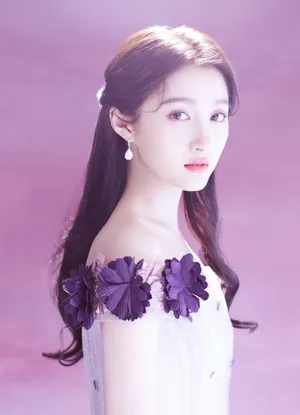 关晓彤鲜花裙明星慈善夜写真图片_7