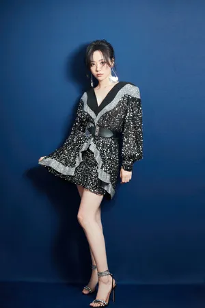 张靓颖明星慈善夜优雅写真图片_2