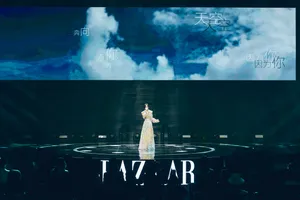 张靓颖炫彩光影写真图片_8