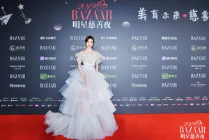 袁姗姗芭莎明星慈善夜性感图片_6