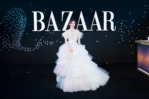 袁姗姗芭莎明星慈善夜性感图片_9