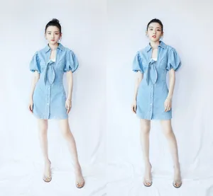 宋祖儿牛仔裙清新写真图片_1
