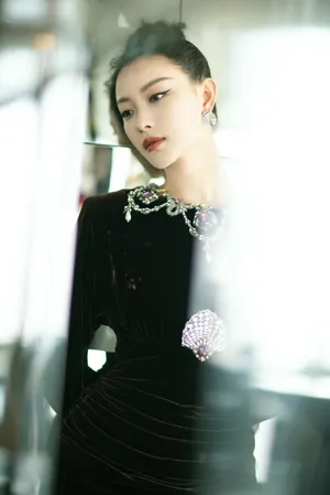 倪妮复古高贵气质写真图片_9