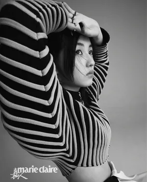 文淇张子枫唐赫性感杂志写真图片_3