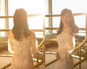 李子璇樱花妆甜美写真图片_2