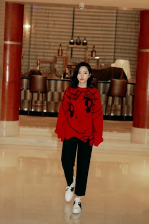 张靓颖清秀少女风写真图片_4