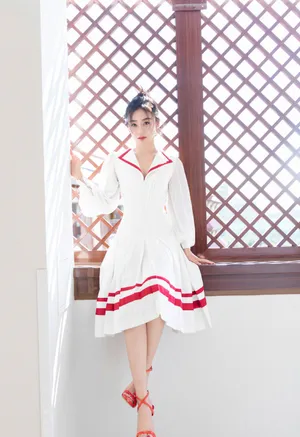 袁姗姗清新少女风写真图片_3