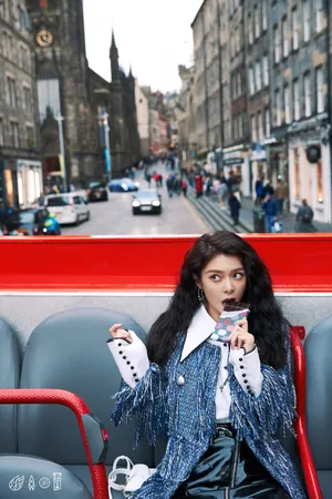 傅菁酷美街拍大片写真图片_5