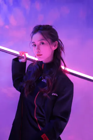 angelababy黑色系酷美写真图片_8