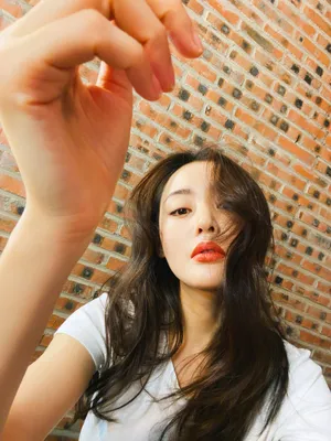 张天爱清新俏皮自拍图片_1