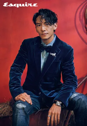 张震雅痞型男写真图片