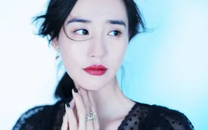 王智蕾丝纱裙优雅写真图片