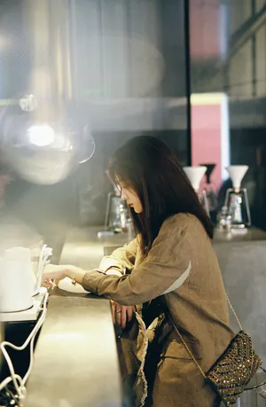 王一菲清新文艺写真图片_4