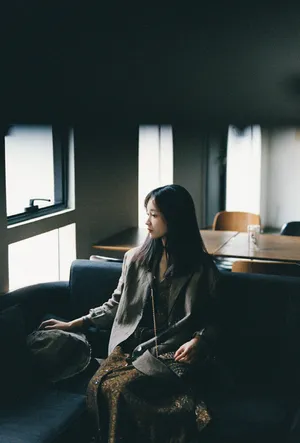 王一菲清新文艺写真图片_6