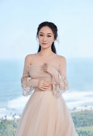 霍思燕薄纱礼裙唯美浪漫图片
