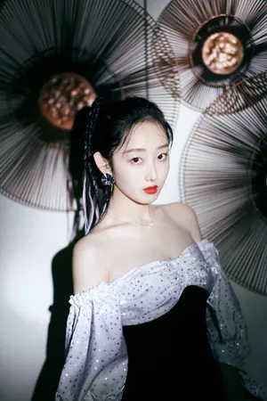 蒋梦婕抹胸裙性感写真图片_1