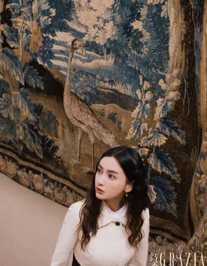 angelababy复古封面大片写真图片_2